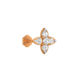 18K Gold & Diamond Nose Pin NP-104